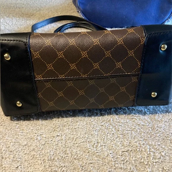 Nine West Brooklyn Jet Set Carryall Satchel NWOT - Picture 3 of 11